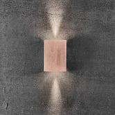 Nordlux Fold 10.5cm Copper Outdoor Up/Down Wall Light