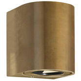 Nordlux Canto Brass Outdoor Up/Down Wall Light