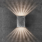 Nordlux Fold 10.5cm Galvanised Steel Outdoor Up/Down Wall Light