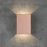 Nordlux Fold 15cm Copper Outdoor Up/Down Wall Light