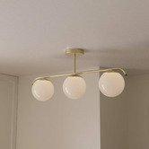 Nordlux Grant Aluminium 3 Light Ceiling Light