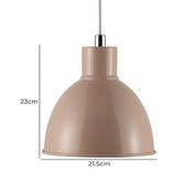 Nordlux Pop Dome Metal Pendant Light