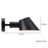Nordlux Stay Aluminium Wall Sconce