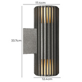 Nordlux Aludra Outdoor Up/Down Wall Light