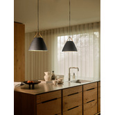 Nordlux Strap Metal &amp; Leather Interior Pendant Light