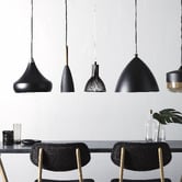 Nordlux Pure Metal &amp; Walnut Mini Pendant Light