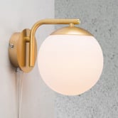Nordlux Grant Frosted Glass Wall Light
