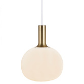 Nordlux Alton Round Frosted Glass Pendant Light