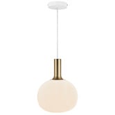 Nordlux Alton Round Frosted Glass Pendant Light