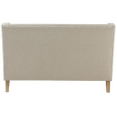 Global Gatherings Natural Bronte 2 Seater Upholstered Sofa
