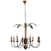 Global Gatherings Zena Palm Leaves Pendant Light
