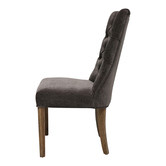 Global Gatherings Harvey Linen Dining Chair