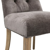 Global Gatherings Harvey Linen Dining Chair