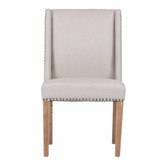 Global Gatherings Beige Vesper Dining Chair
