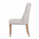 Global Gatherings Beige Vesper Dining Chair