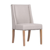 Global Gatherings Beige Vesper Dining Chair