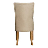 Global Gatherings Harvey Linen Dining Chair