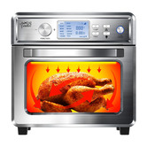 Chiswick Living Silver 24L Stainless Steel Digital Air Fryer