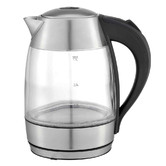 Chiswick Living 1.7L Kitchen Couture Slimline LED Glass Kettle