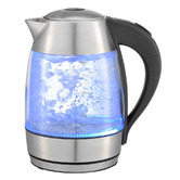 Chiswick Living 1.7L Kitchen Couture Slimline LED Glass Kettle