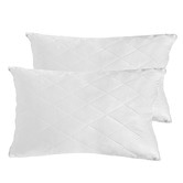 Chiswick Living Luxury Quilted Bamboo-Blend Medium-Firm Pillows