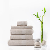 Chiswick Living 5 Piece Cloelia Cotton Bamboo Bathroom Towel Set
