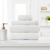 Chiswick Living 4 Piece Cloelia Cotton Bamboo Bathroom Towel Set