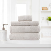 Chiswick Living 4 Piece Cloelia Cotton Bamboo Bathroom Towel Set