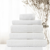 Chiswick Living 5 Piece Cloelia Cotton Bamboo Bathroom Towel Set