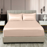 Chiswick Living Cicero Satin Fitted Sheet Set