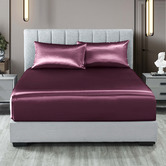 Chiswick Living Cicero Satin Fitted Sheet Set