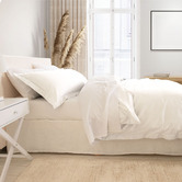 Chiswick Living White Balmain 1000TC Bamboo &amp; Cotton Quilt Cover Set