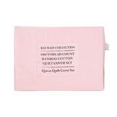 Chiswick Living Blush Balmain 1000TC Bamboo &amp; Cotton Quilt Cover Set