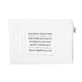 Chiswick Living White Balmain 1000TC Bamboo &amp; Cotton Quilt Cover Set