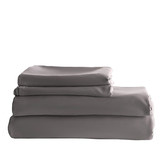 Chiswick Living Pewter Balmain 1000TC Bamboo &amp; Cotton Quilt Cover Set