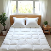 Chiswick Living 1000GSM Goose Feather &amp; Down Single Mattress Topper