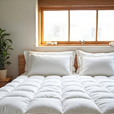 Chiswick Living 1000GSM Goose Feather &amp; Down Single Mattress Topper