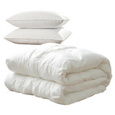 Chiswick Living Duck Feather &amp; Down Pillow &amp; Quilt Set
