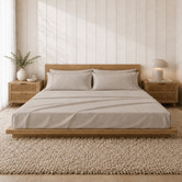 Chiswick Living Dove Balmain 1000TC Bamboo &amp; Cotton Quilt Cover Set