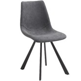 Linea Furniture Faux Leather Orleans Dining Chair