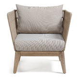Linea Furniture Beige Velma Rope Outdoor Armchair