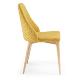 Linea Furniture Quilted Fabric Dining Chair