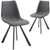 Linea Furniture Faux Leather Orleans Dining Chair