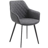 Linea Furniture Breman Faux Leather Dining Chair