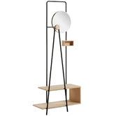 Linea Furniture Alexander Clothes Hall Stand with Shelves