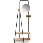 Linea Furniture Alexander Clothes Hall Stand with Shelves