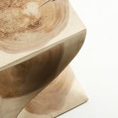 Linea Furniture Natural Chona Munger Wood Side Table