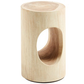 Linea Furniture Natural Cora Munger Wood Side Table