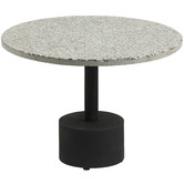 Linea Furniture Grey Milano Terrazzo Side Table