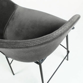 Linea Furniture 65cm Vanya Velvet Barstool